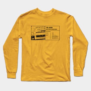 808 Drum Machine for Electronic Musician Long Sleeve T-Shirt